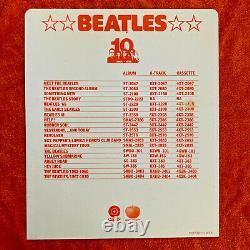 BEATLES Store Divider Cards 10 1964-1974 + 3 band members Apple John Lennon