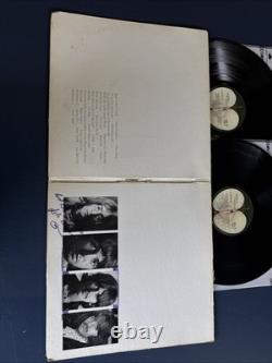 BEATLES White Album Numbered LP Vinyl VG/VG John Lennon Autographed