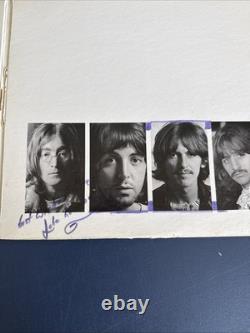 BEATLES White Album Numbered LP Vinyl VG/VG John Lennon Autographed