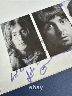 BEATLES White Album Numbered LP Vinyl VG/VG John Lennon Autographed