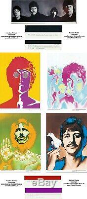 BEATLES original 1967 vintage Avedon'Stern' 5 Poster Set, Near Mint John Lennon