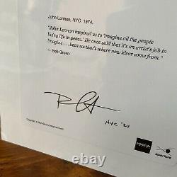 BOB GRUEN Signed Photograph John Lennon The Beatles Magnum Archival 6 x 6
