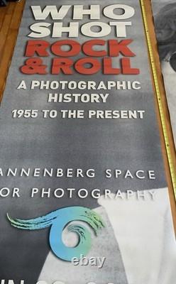 Beatle John Lennon memorabilia Street Banner, Annenberg Space for Photography