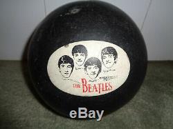 Beatles 1964 Black Rubber Ball John Lennon/paul Mccartney/george Harrison/ringo