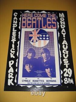 Beatles 1966 Candlestick Poster John Lennon Paul McCartney Fillmore Artist
