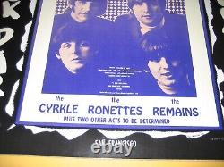 Beatles 1966 Candlestick Poster John Lennon Paul McCartney Fillmore Artist