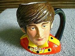 Beatles 1984 Royal Doulton Red Jacket John Lennon Toby Mug England UK MINT $650