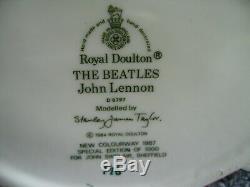 Beatles 1984 Royal Doulton Red Jacket John Lennon Toby Mug England UK MINT $650