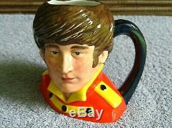 Beatles 1984 Royal Doulton Red Jacket John Lennon Toby Mug England UK MINT $650