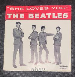 Beatles'64 Swan S-4182-s Mono Sie Liebt Dich Virtue Studio She Loves You Sleeve