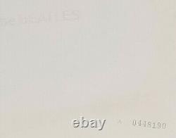 Beatles'68 L. A. White Album Rare J40/j41 Matrix Mega Low# 0448190 Photos/poster