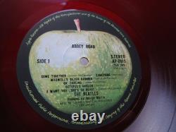 Beatles Abbey Road Japan Later Red Vinyl LP AP-8815 John Lennon Paul McCartney