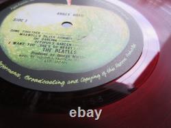 Beatles Abbey Road Japan Later Red Vinyl LP AP-8815 John Lennon Paul McCartney