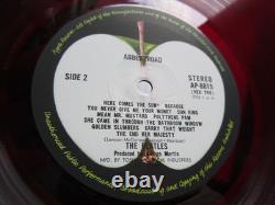 Beatles Abbey Road Japan Later Red Vinyl LP AP-8815 John Lennon Paul McCartney