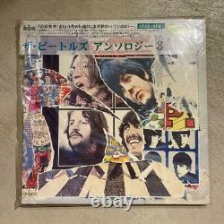 Beatles Anthology 3 Japan Triple Vinyl LP w OBI 1996 John Lennon Unused