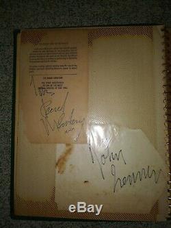 Beatles Autograph-John Lennon-Paul McCartney Fan Album Collection Storage Find
