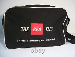 Beatles BEA Flight Travel Bag Lot? Promo Purse No Shrink Wrapper Set Card Pin