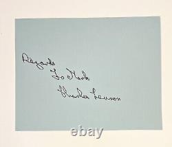 Beatles Charles Lennon Signed Autograph Paper (John's Uncle Charlie)