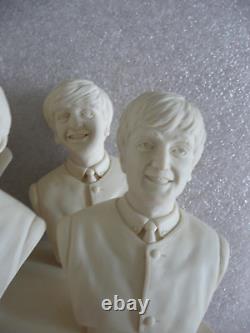 Beatles Collection Apple Corps Limited Sculpture Statue Bust Wood base John Paul