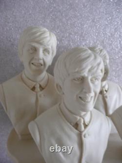 Beatles Collection Apple Corps Limited Sculpture Statue Bust Wood base John Paul