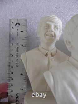 Beatles Collection Apple Corps Limited Sculpture Statue Bust Wood base John Paul