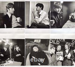 Beatles, East Ham 1963, Set of 6 Photos by Jane Bown. John Lennon Signed By Jane