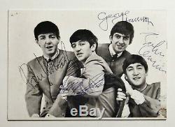 Beatles Fan Club John Lennon, Paul Mccartney, George Harrison, Ringo Signed Lot