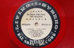 Beatles For Sale RED Vinyl LP John Lennon Paul McCartney George Harrison promo