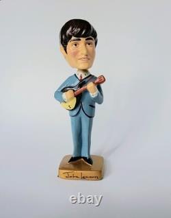 Beatles John Lennon 1964 Car Mascots Bobblehead Nodder 8 Fabulous Mint Conditio