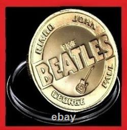 Beatles John Lennon 1967 Worn Clothing AUNT MIMI MENDIPS Display + Coin + FDC