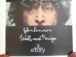 Beatles John Lennon 1974 Walls And Bridges Listen To This Poster Apple Records
