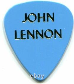 Beatles John Lennon 2000 BLUE PLAQUE Heritage Envelope + Magnet + Guitar Pick