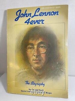 Beatles John Lennon 4ever The Biography Book Conrad Snell Softcover 1981 Yoko