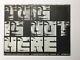 Beatles John Lennon And Yoko Ono This Is Not Here Museum Poster 1971 Syracuse NY