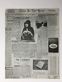 Beatles John Lennon And Yoko Ono This Is Not Here Museum Poster 1971 Syracuse NY