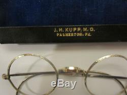 Beatles John Lennon Antique Vintage Genuine B & L Windsor Eyeglasses Xlt Cond