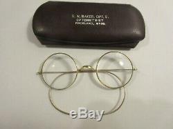 Beatles John Lennon Antique Vintage Genuine Signed Windsor Eyeglasses Exlt Cond