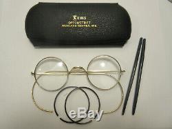 Beatles John Lennon Antique Vintage Genuine Signed Windsor Eyeglasses Xlnt Cond