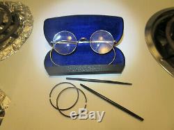 Beatles John Lennon Antique Vintage Genuine Signed Windsor Eyeglasses Xlnt Cond