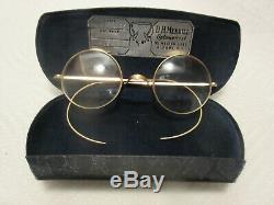 Beatles John Lennon Antique Vintage Genuine Signed Windsor Eyeglasses Xlnt Cond