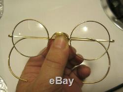 Beatles John Lennon Antique Vintage Genuine Signed Windsor Eyeglasses Xlnt Cond