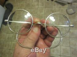 Beatles John Lennon Antique Vintage Genuine Windsor Eyeglasses Ex To Nm Cond