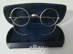 Beatles John Lennon Antique Vintage Genuine Windsor Eyeglasses Ex To Nm Cond