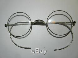 Beatles John Lennon Antique Vintage Genuine Windsor Eyeglasses Rare White Gold