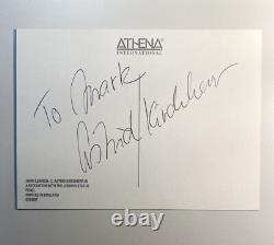 Beatles John Lennon Astrid Kirchherr Signed Photo Postcard Mint