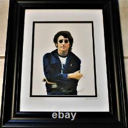 Beatles John Lennon Custom Signed Art SOMETIME IN NYC 2005 David Pucciarelli