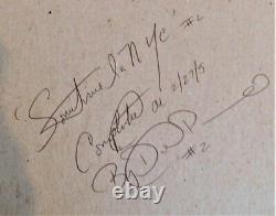 Beatles John Lennon Custom Signed Art SOMETIME IN NYC 2005 David Pucciarelli