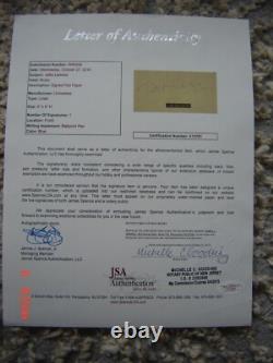 Beatles John Lennon Cut Signature Signed Autographed Display Certified JSA