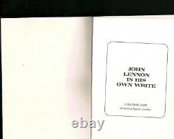 Beatles John Lennon & Cynthia signed autograph In His Own Write 1964