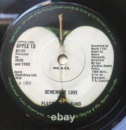 Beatles John Lennon Give Peace A Chance UK Apple Demo Factory Sample Rare Mint